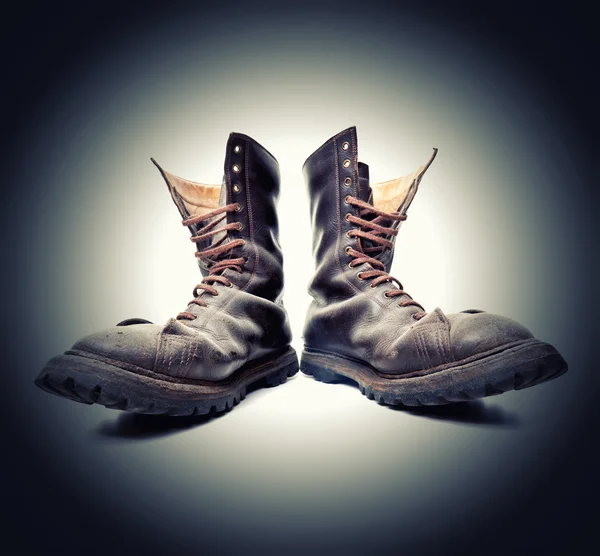 Combat boot — Stockfoto