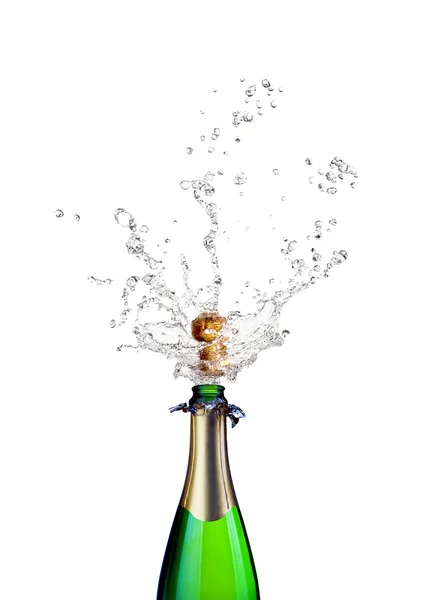 Poppar champagne — Stockfoto