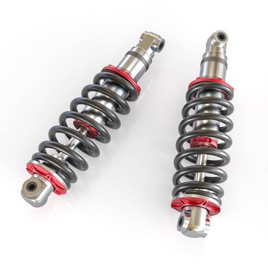 izole otomotiv şok emiciler 3d