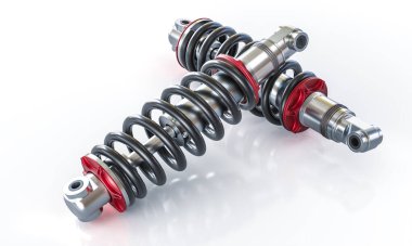 Otomotiv şoku emiciler 3 boyutlu araç süspansiyonu