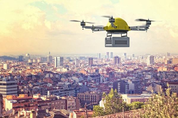 Drone delivery — Stock Photo, Image