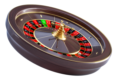 Rulet çarkı 3D şeffaf arkaplan döndürüyor