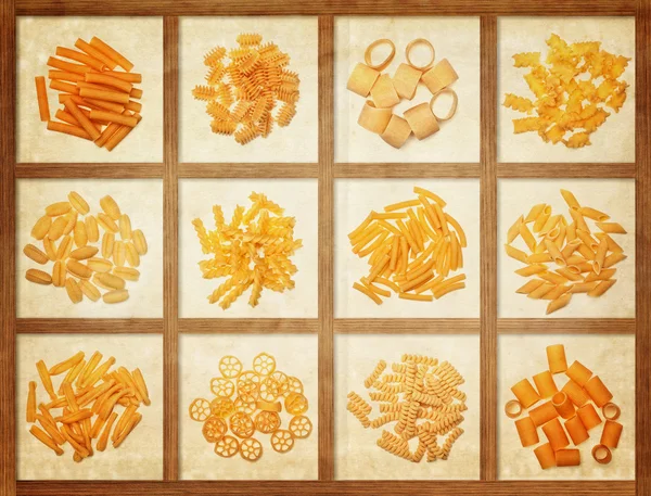 Italian dry pasta — Stock Photo, Image