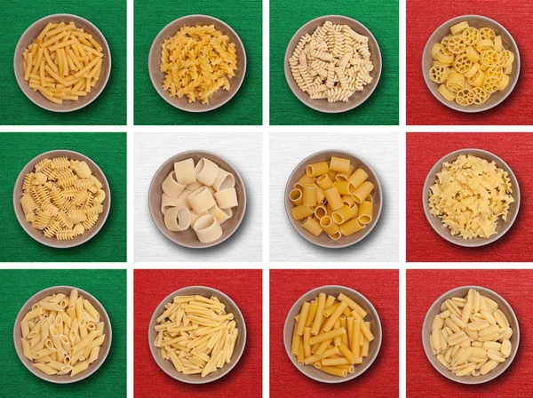 Pasta secca italiana — Foto Stock