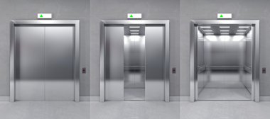 3D modern Asansör