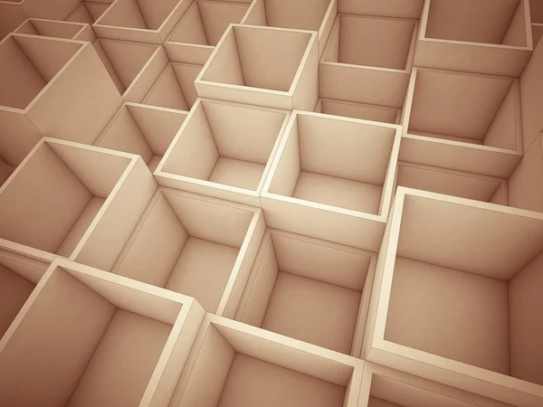 3d abstract cube background — Stock Photo, Image