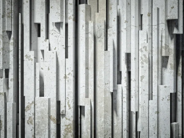 기하학적 3d 벽 — 스톡 사진