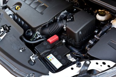 Araba motoru detayı