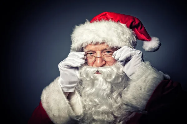 Santa claus portret — Stockfoto