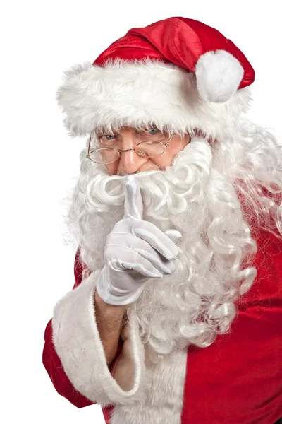 Retrato de Santa Claus en blanco — Foto de Stock