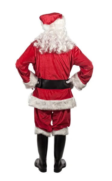 Santa claus portrét na bílém pozadí — Stock fotografie