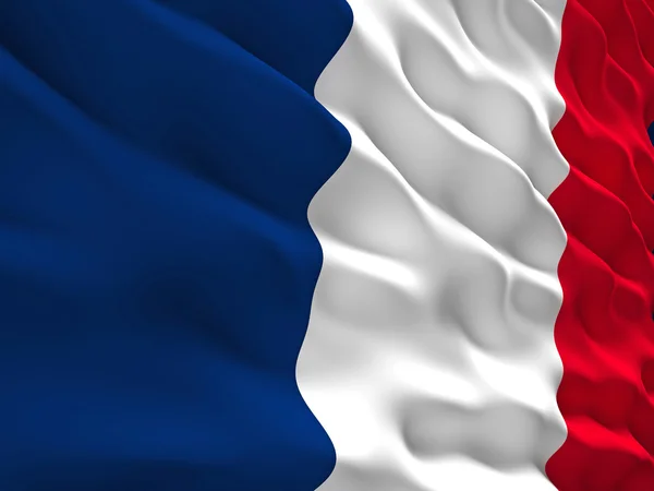 3. Frankreich-Fahne — Stockfoto
