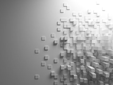 3D geometrik arka plan