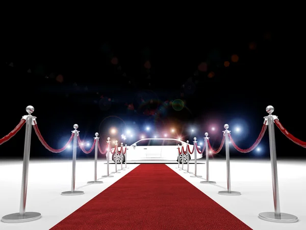 Exclusive red carpet — Stock Photo, Image