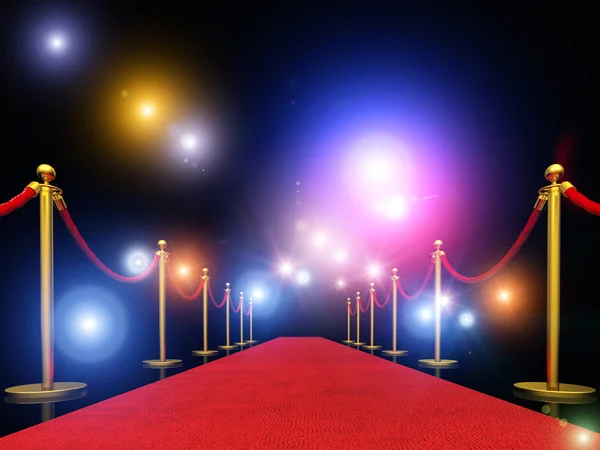 Exclusive red carpet — Stock Photo, Image