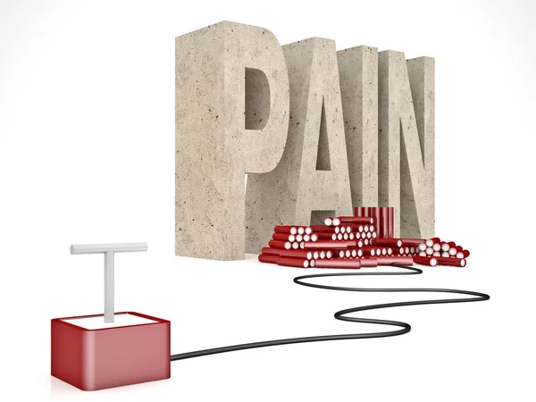 Lösning för smärta — Stockfoto