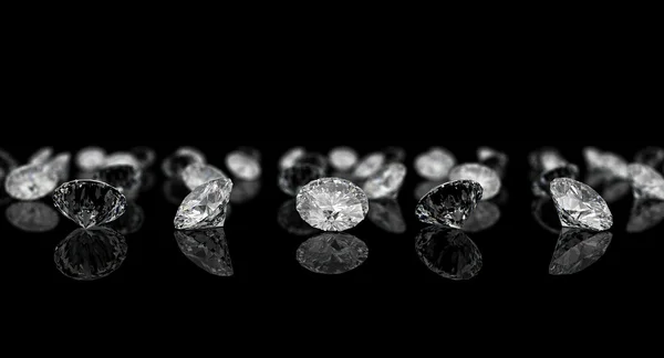 Diamond classic cut — Stock Photo, Image