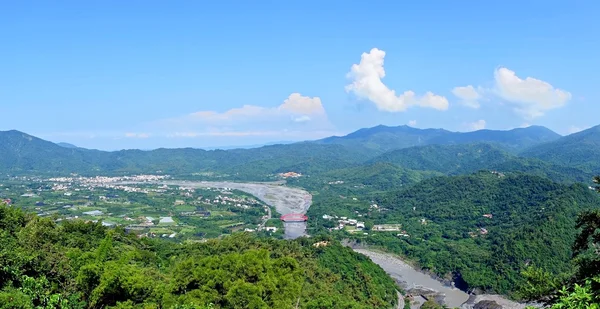 台湾南部的全景视图 — 图库照片