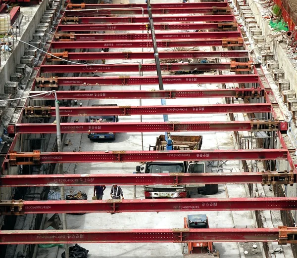 Light Rail Construction in Taiwan — Stock Photo, Image