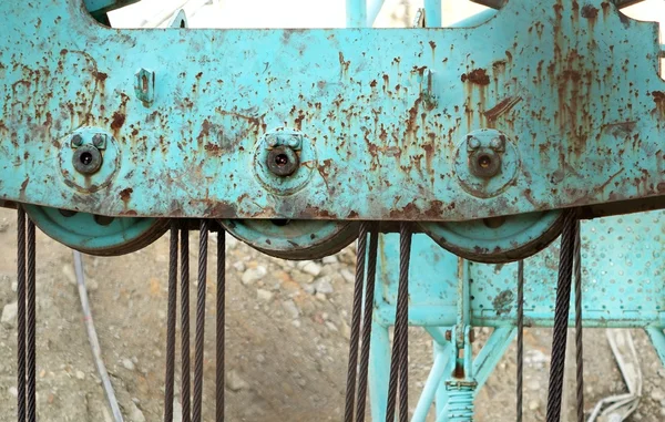 Detalhe do equipamento de construção — Fotografia de Stock