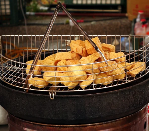 Deep Fried smradlavé Tofu — Stock fotografie