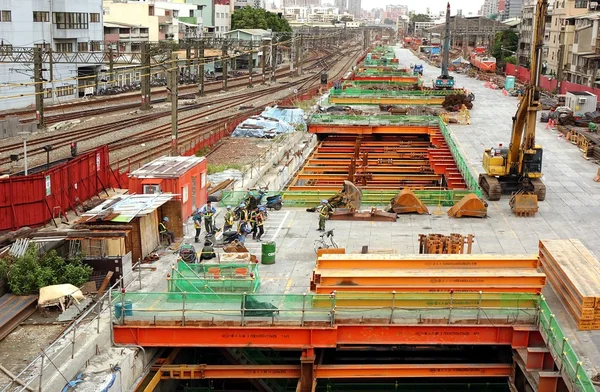 Projeto de construção em grande escala — Fotografia de Stock