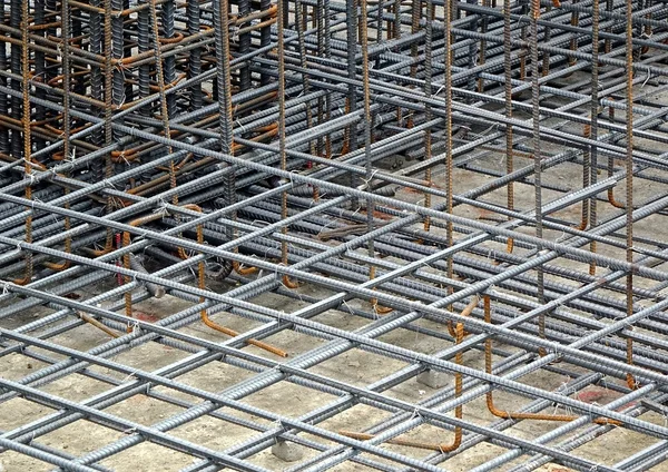 Reinforced Steel Bars — Stock Photo, Image