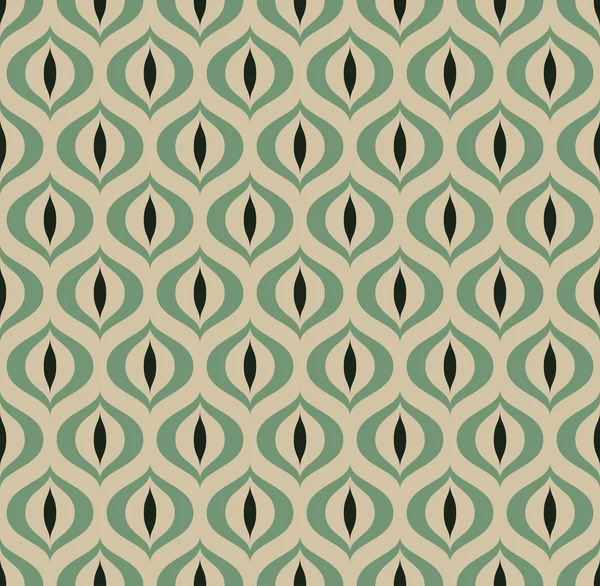 Retro Géométrique motif sans couture Oeil de chat — Image vectorielle
