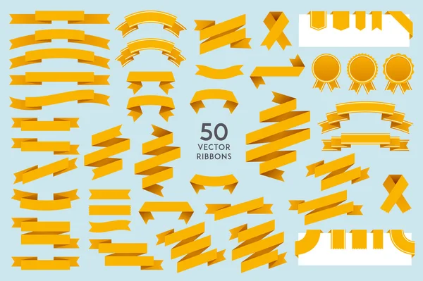 Vektör kurdeleler. 50 şerit kümesi