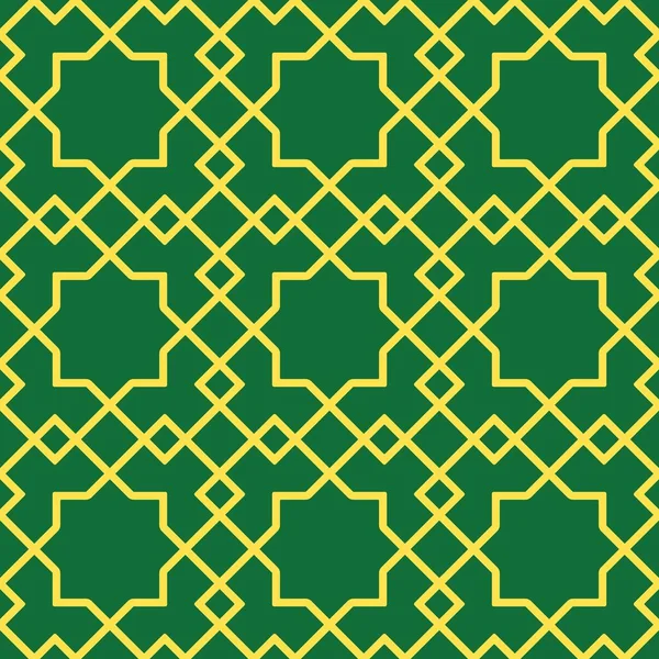 Classic Geometric Moroccan Pattern Vintage Wallpaper Seamless Pattern Background — Stock Vector