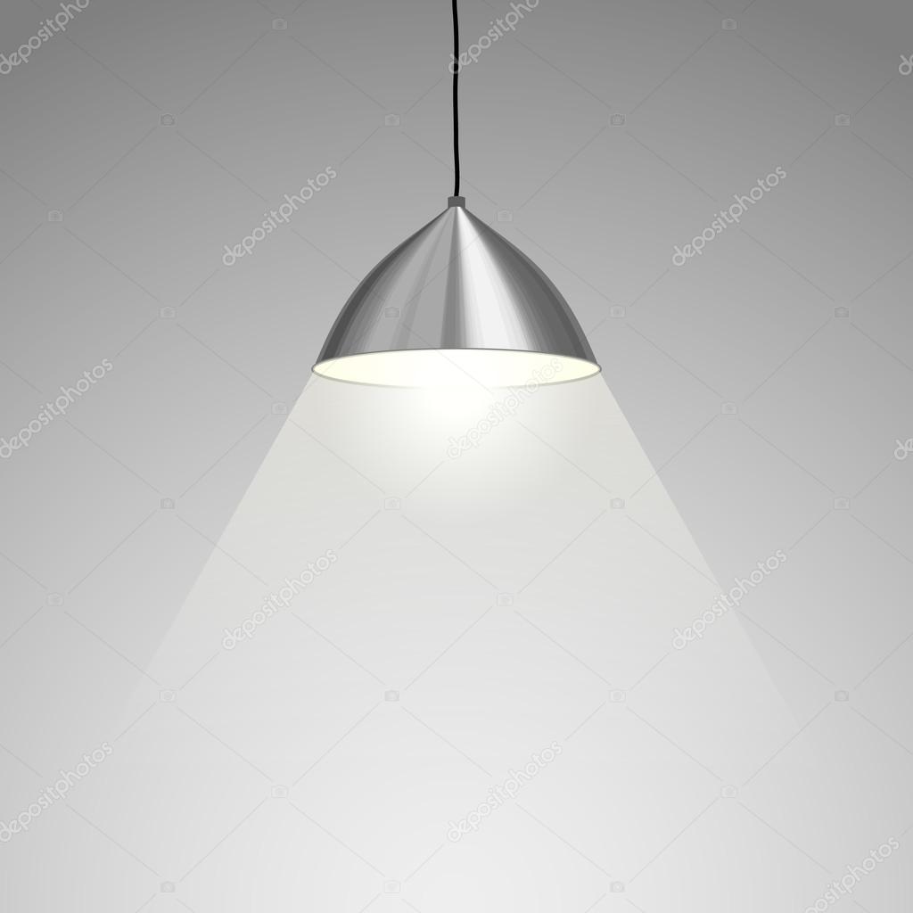 Lamp Hanging. Vector illustration