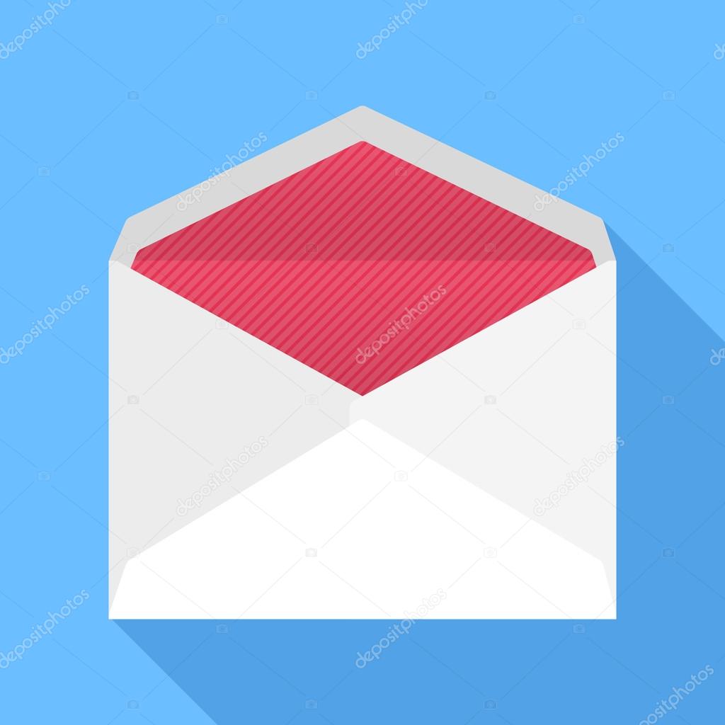 Envelope. Flat Design vector icon