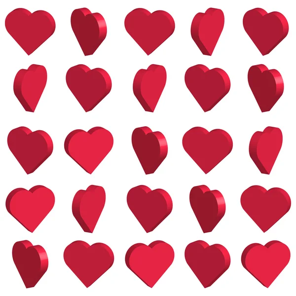 Валентина серця — стоковий вектор