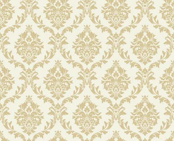 Vector seamless damask pattern — Stok Vektör