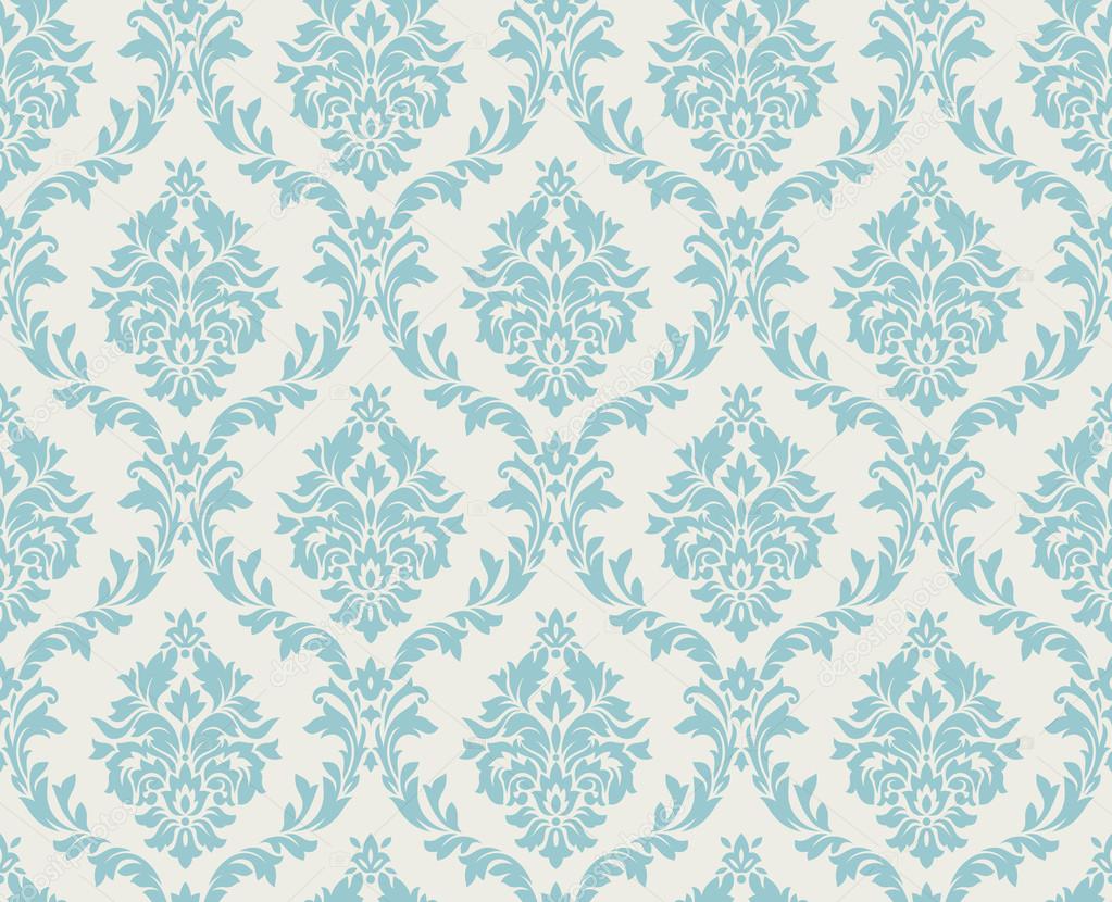 Vector seamless damask pattern