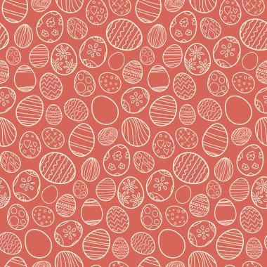 Paskalya yumurta seamless modeli