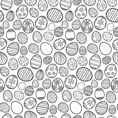 Paskalya yumurta seamless modeli
