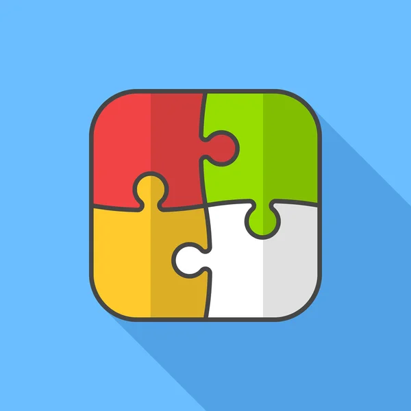 Icône Puzzle — Image vectorielle