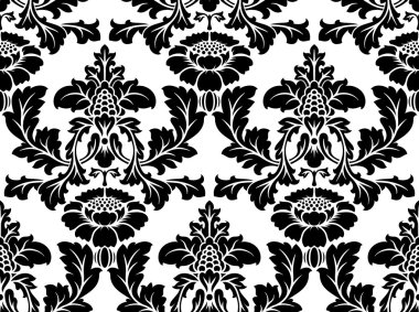 vektörsüz damaske deseni