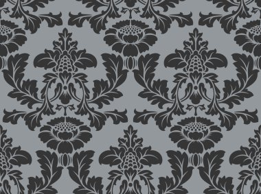 vektörsüz damaske deseni