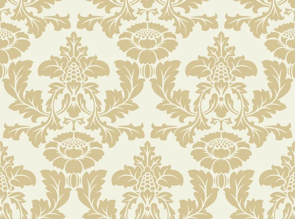 Vector seamless damask pattern — Stok Vektör