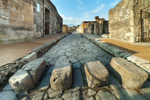 ポンペイ遺跡で、イタリアのストリート. — ストック写真