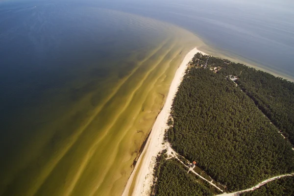 Przylądek kolka, Morze Bałtyckie, Łotwa. — Zdjęcie stockowe