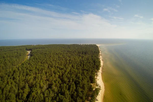 Przylądek kolka, Morze Bałtyckie, Łotwa. — Zdjęcie stockowe