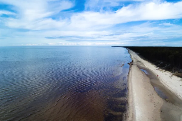 Küste des Rigaer Golfs, Lettland. — Stockfoto