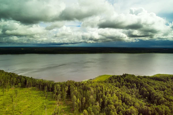 Jezioro Puze, Łotwa. — Zdjęcie stockowe
