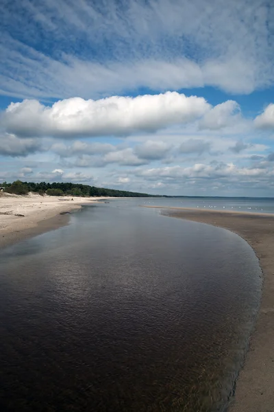 Moln över Östersjön. — Stockfoto