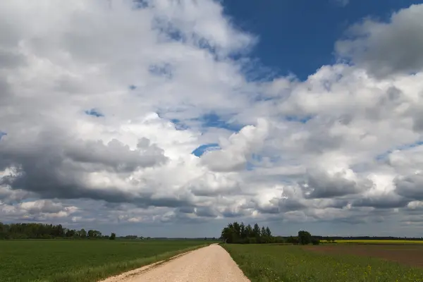 Landelijke weg. — Stockfoto