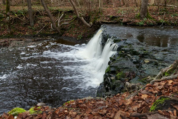 Pequena cachoeira. — Fotografia de Stock