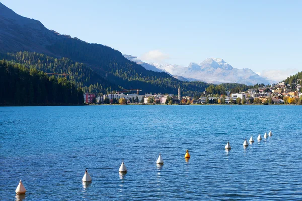 Lago di St. Moritz, Svizzera . — Foto Stock